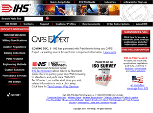 IHS home page